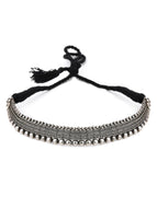 Oxidised Silver-Plated Choker