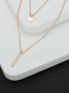 Gold-Plated Layered Necklace