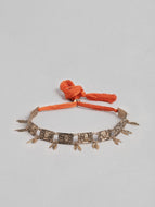 Antique Gold-Toned Choker Necklace